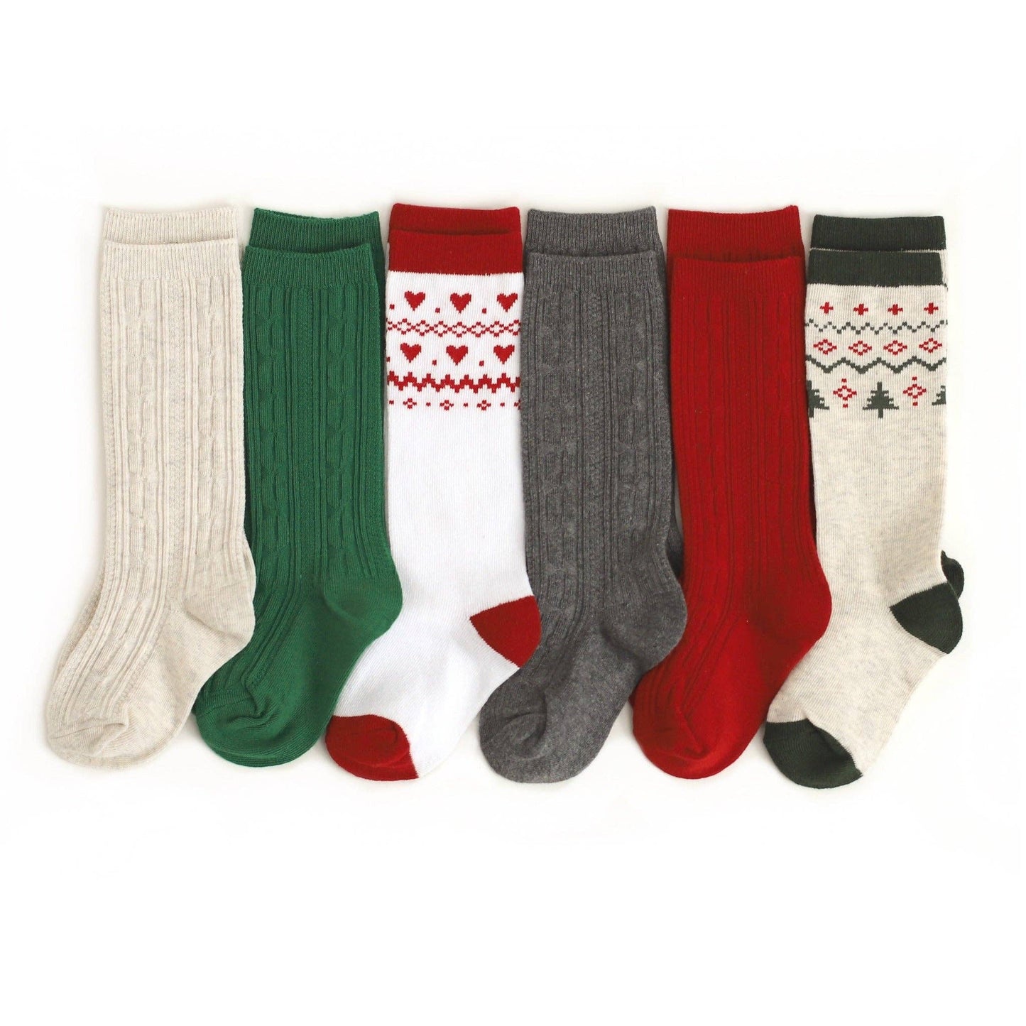Cable Knit Knee High Sock- Youth